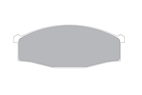 KAVO PARTS stabdžių trinkelių rinkinys, diskinis stabdys KBP-6551